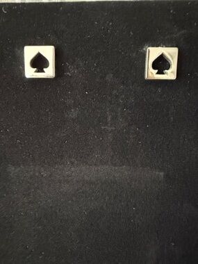Kate Spade Hole Punch Spade Studs